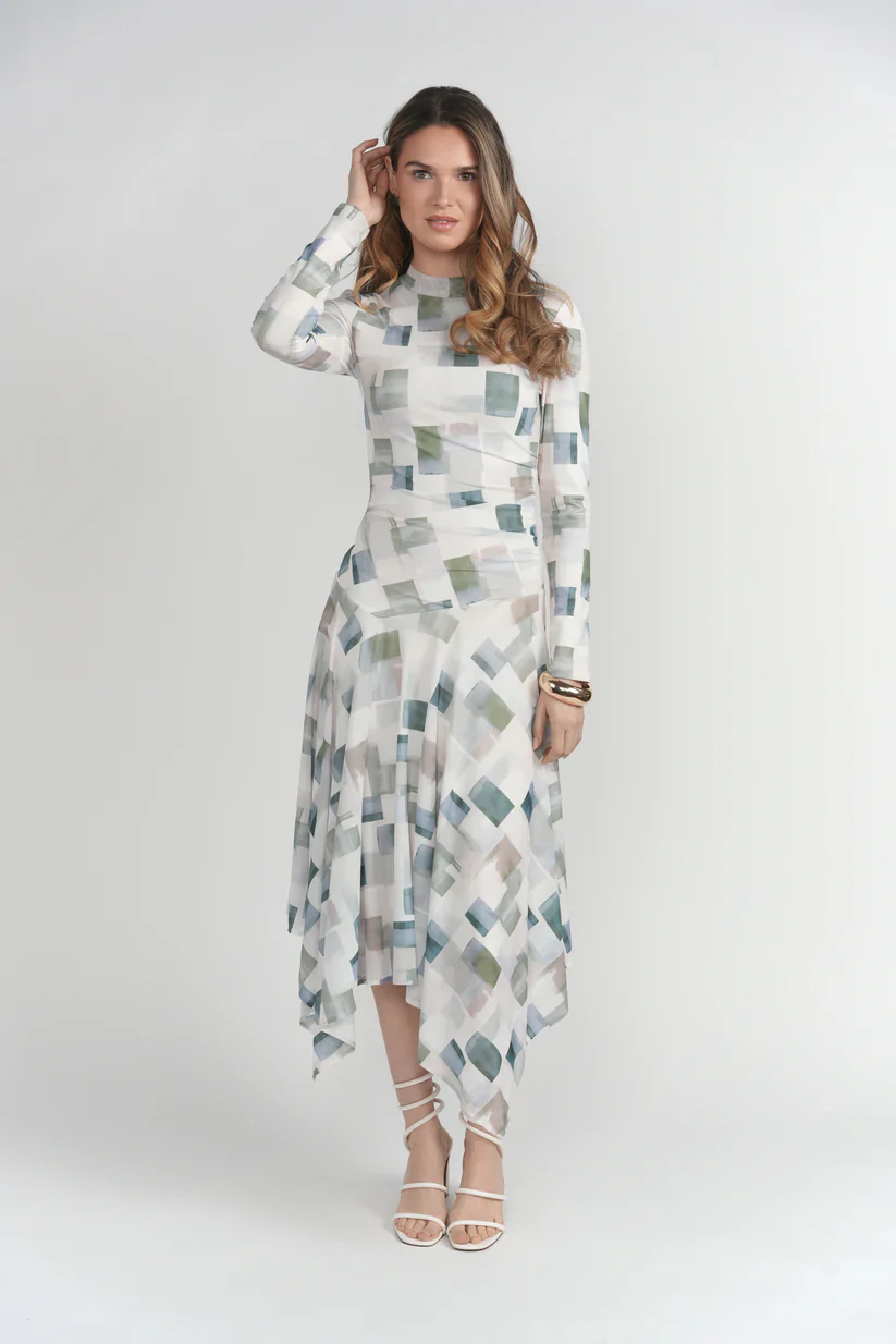 Liora Dress- Meadow Tile - Image 2