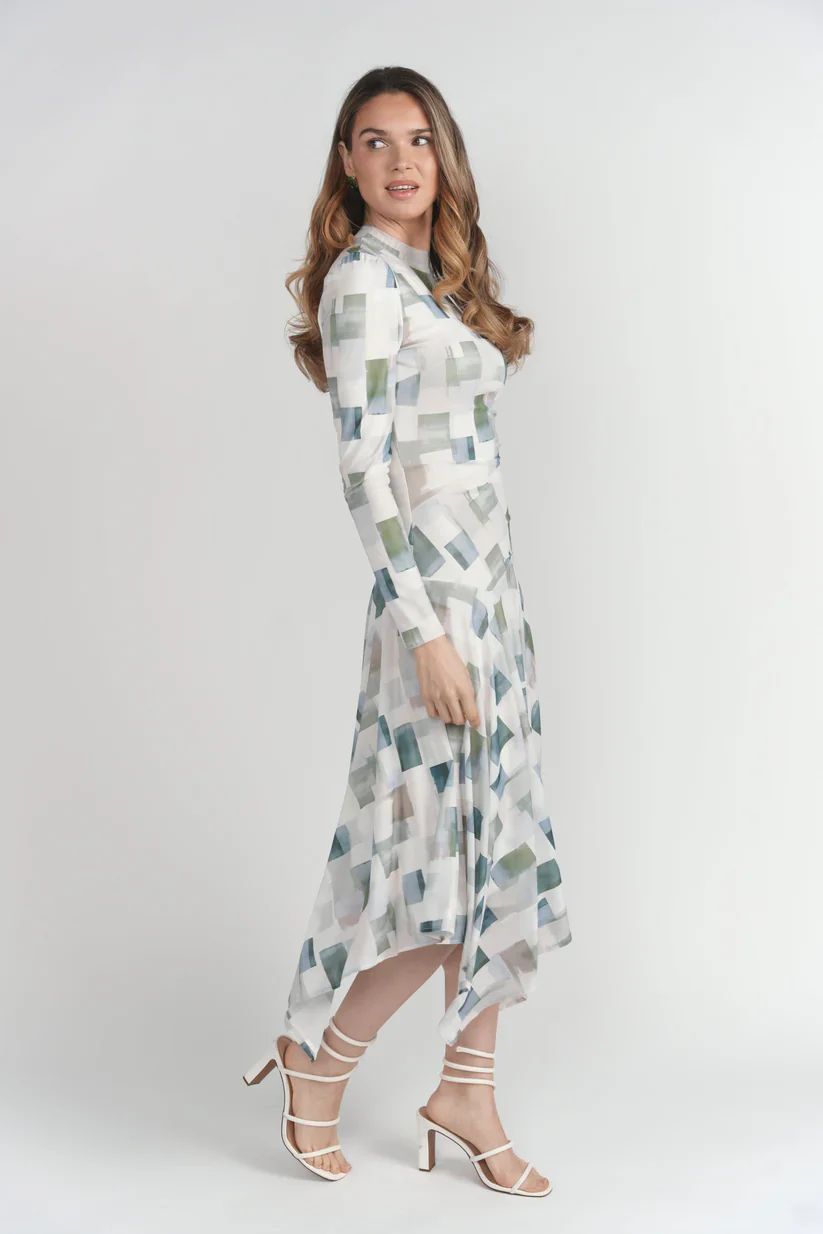 Liora Dress- Meadow Tile - Image 3