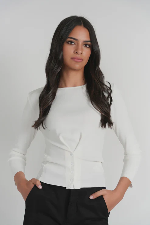 Sintra Top- Cream