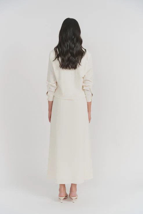 St Barth's Skirt- Stone Ripple - Image 3