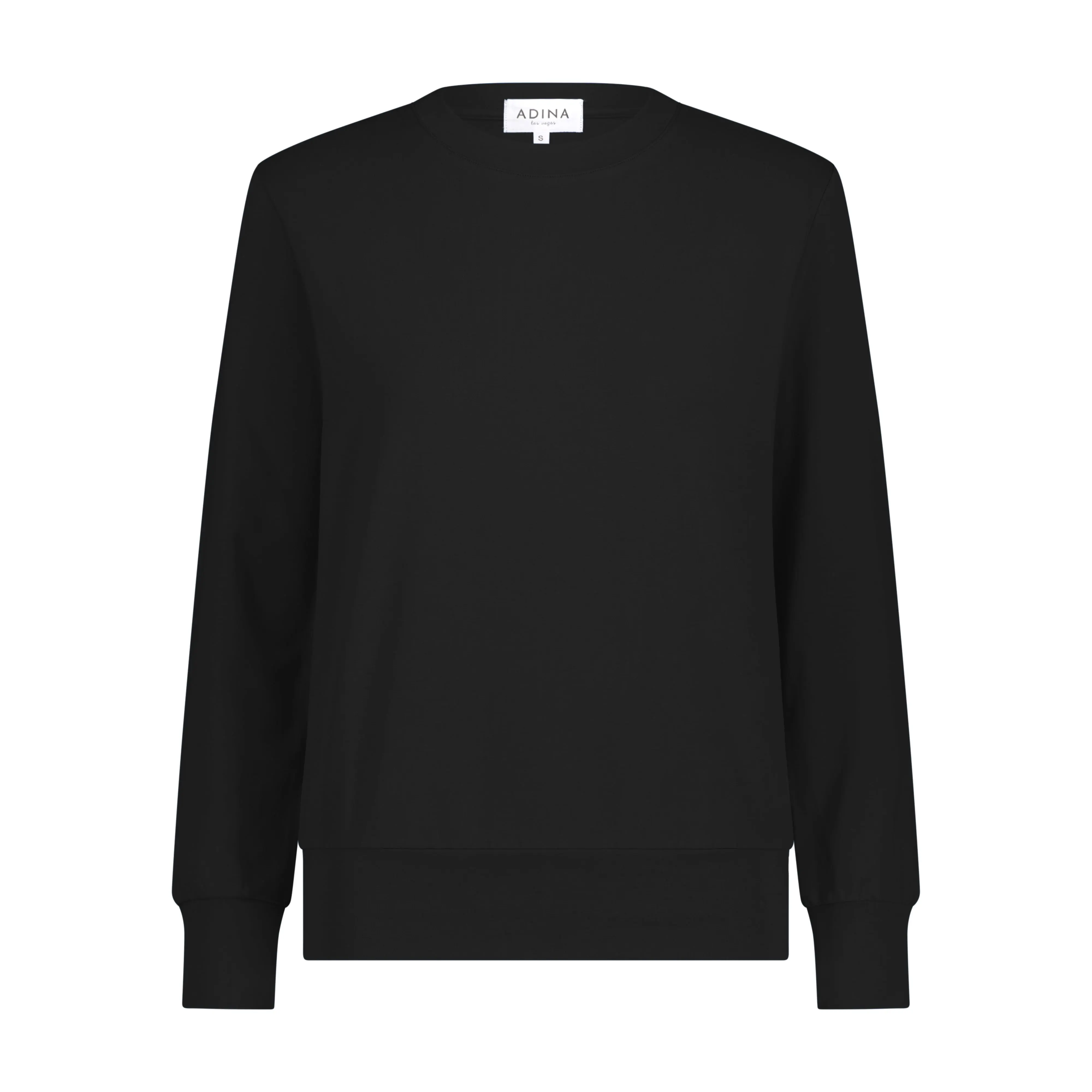 Sweatshirt Tee- Black - Image 2