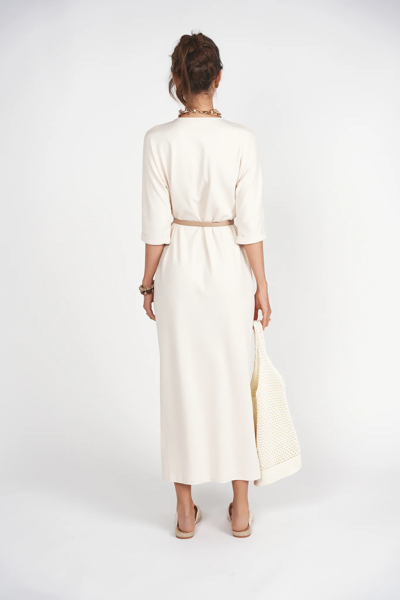 T-shirt Midi Dress- Cheeta - Image 4
