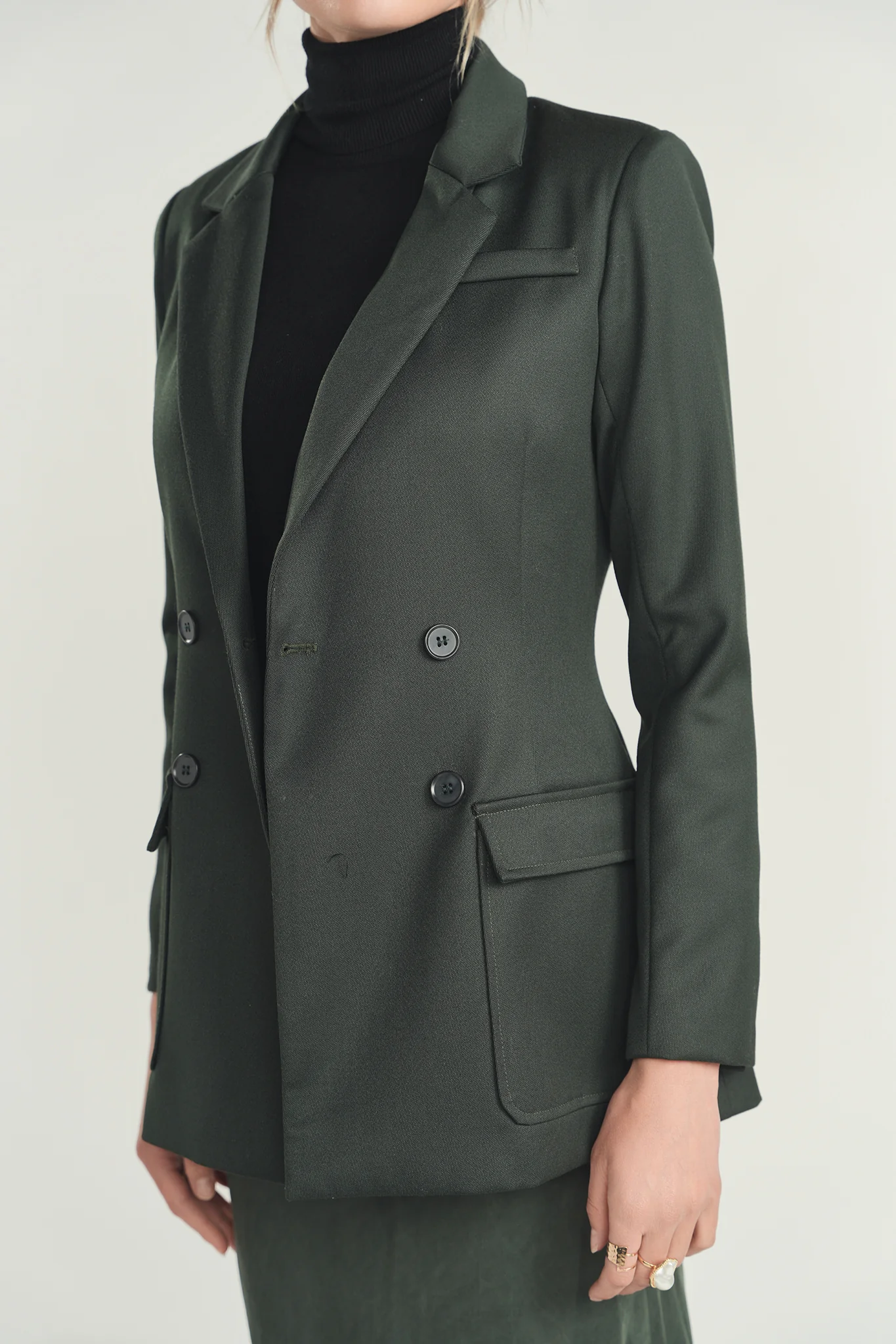 Tailored Wool Blazer - Image 2