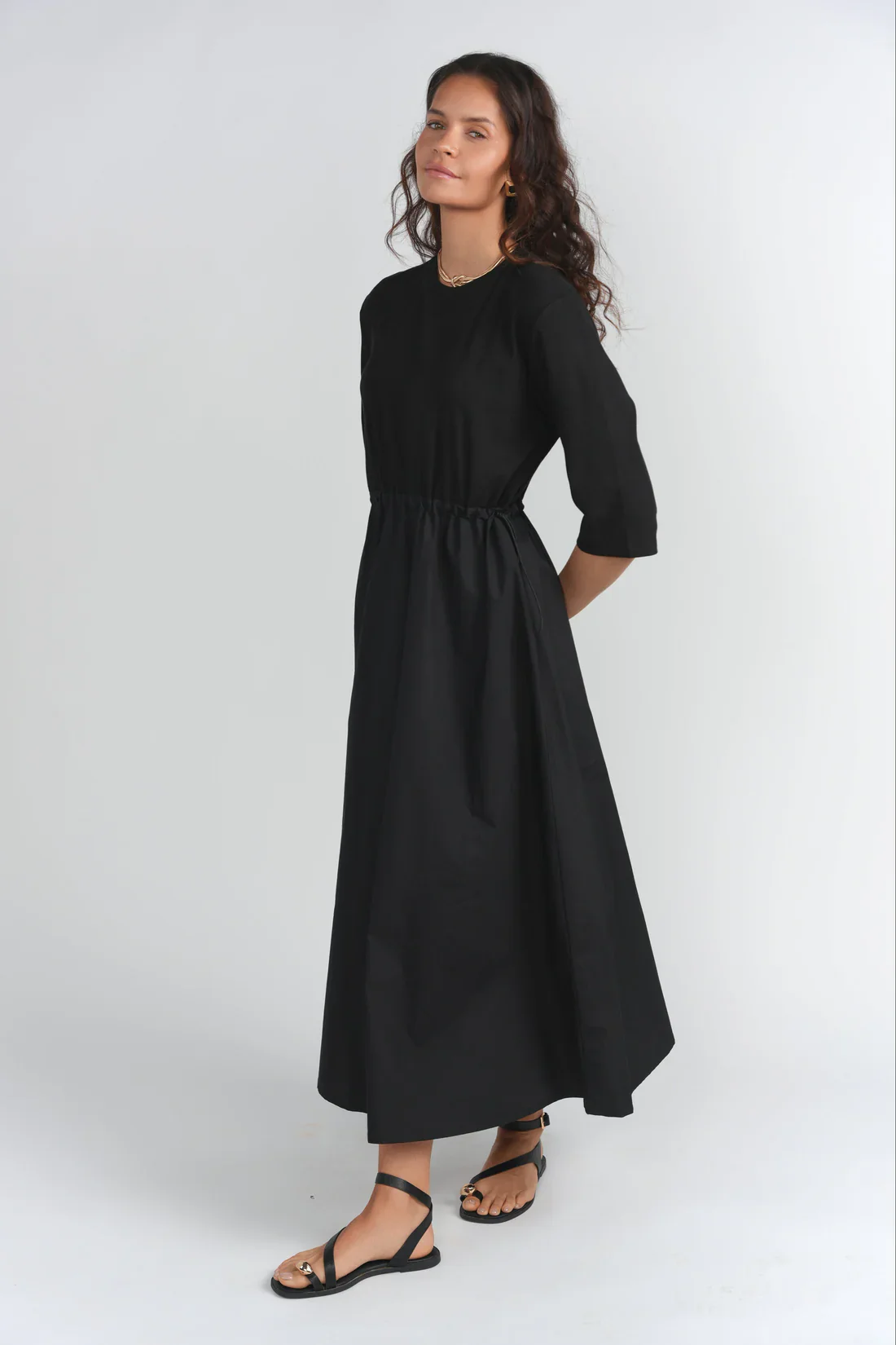 Valina Dress- Black - Image 2