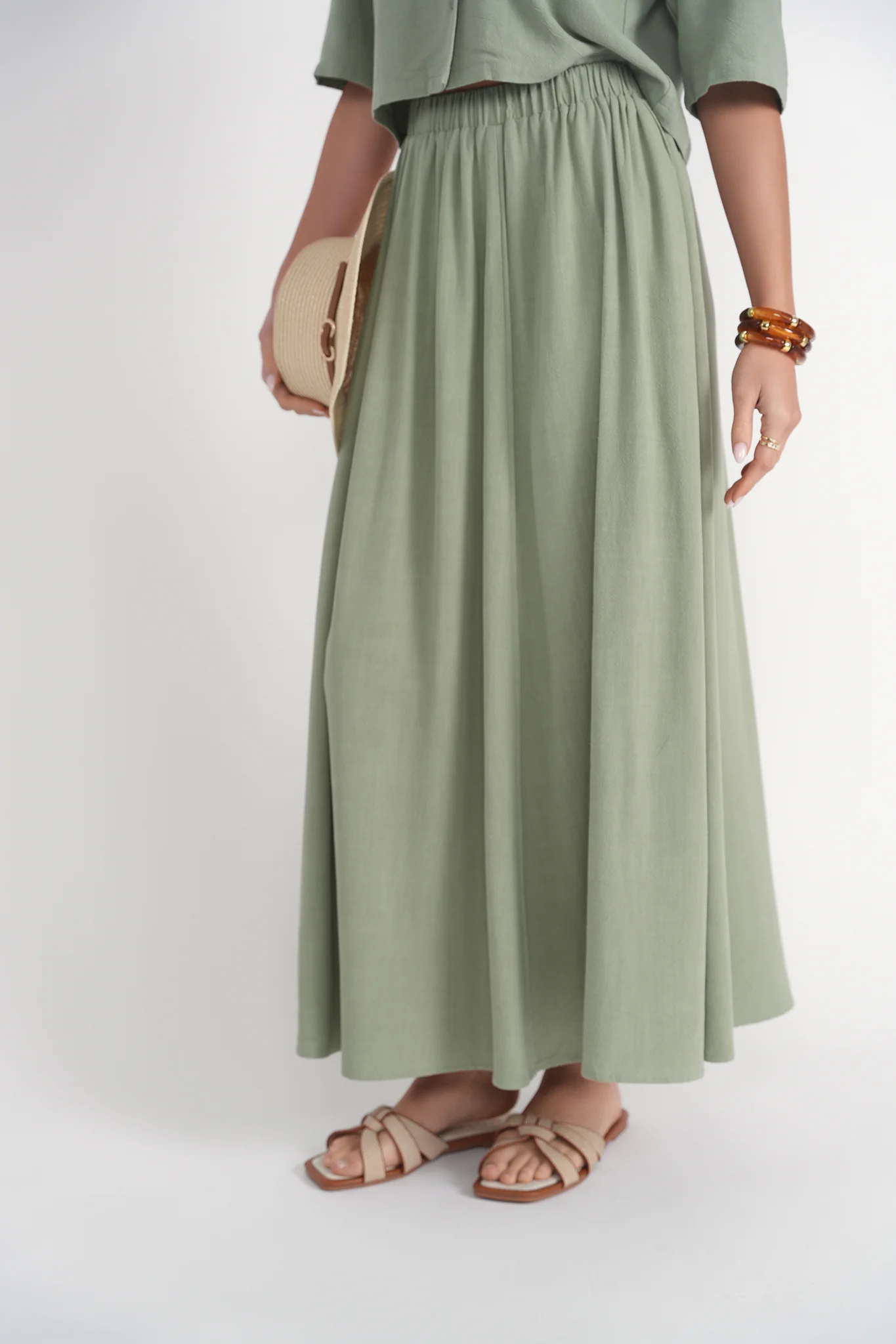 Vacay Skirt 37"- Green