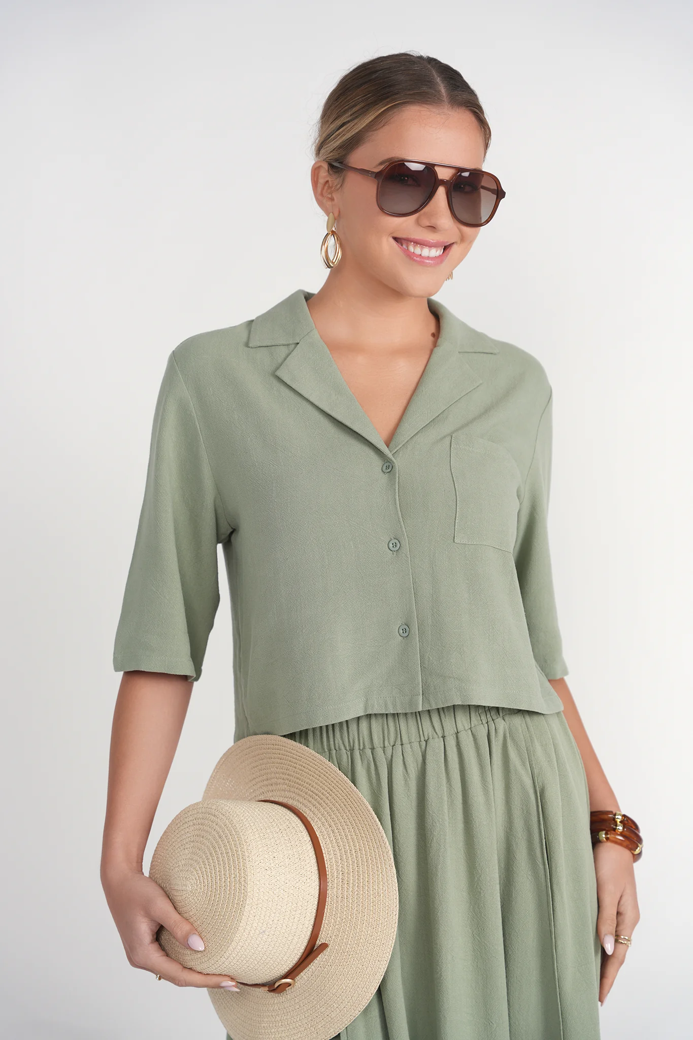 Vacay Top- Green