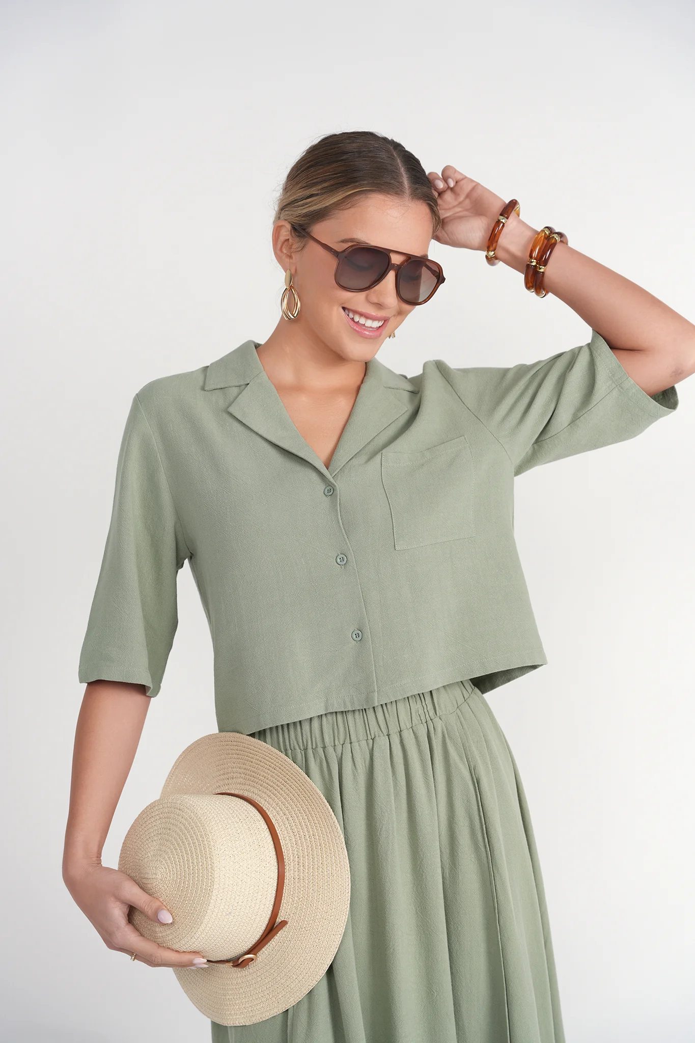 Vacay Top- Green - Image 2