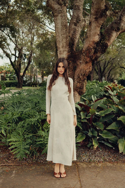 Valenicia Dress- Graphite Bloom
