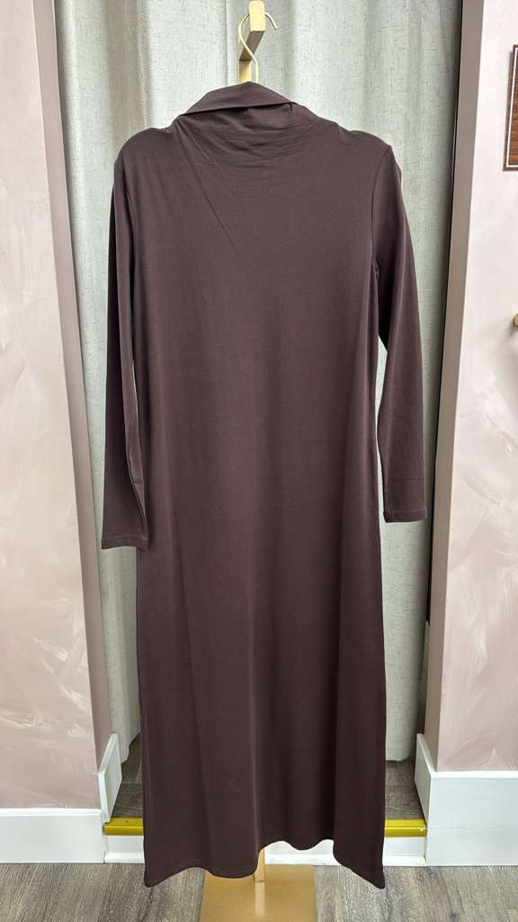 Vickers Turtleneck Dress- Plum