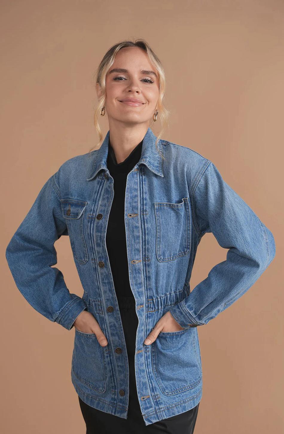 Waisted Denim Jacket