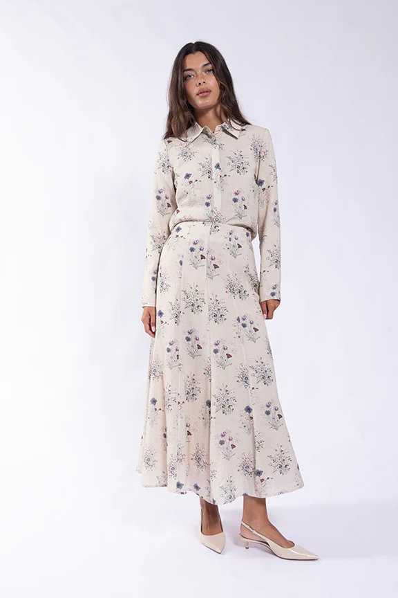 Whimsical Floral Blouse- Multi
