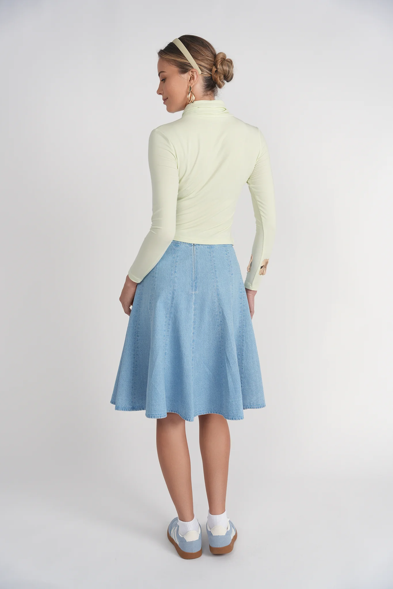 Yael Cotton Top- Lime - Image 4