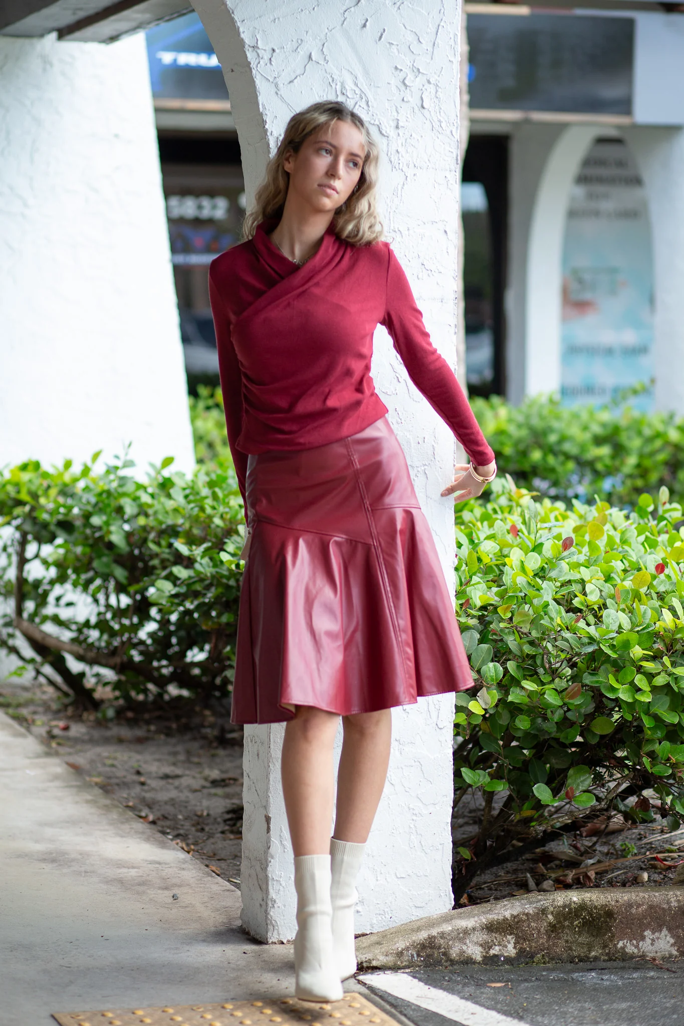 Yael Top- Cherry Lacquer - Image 4