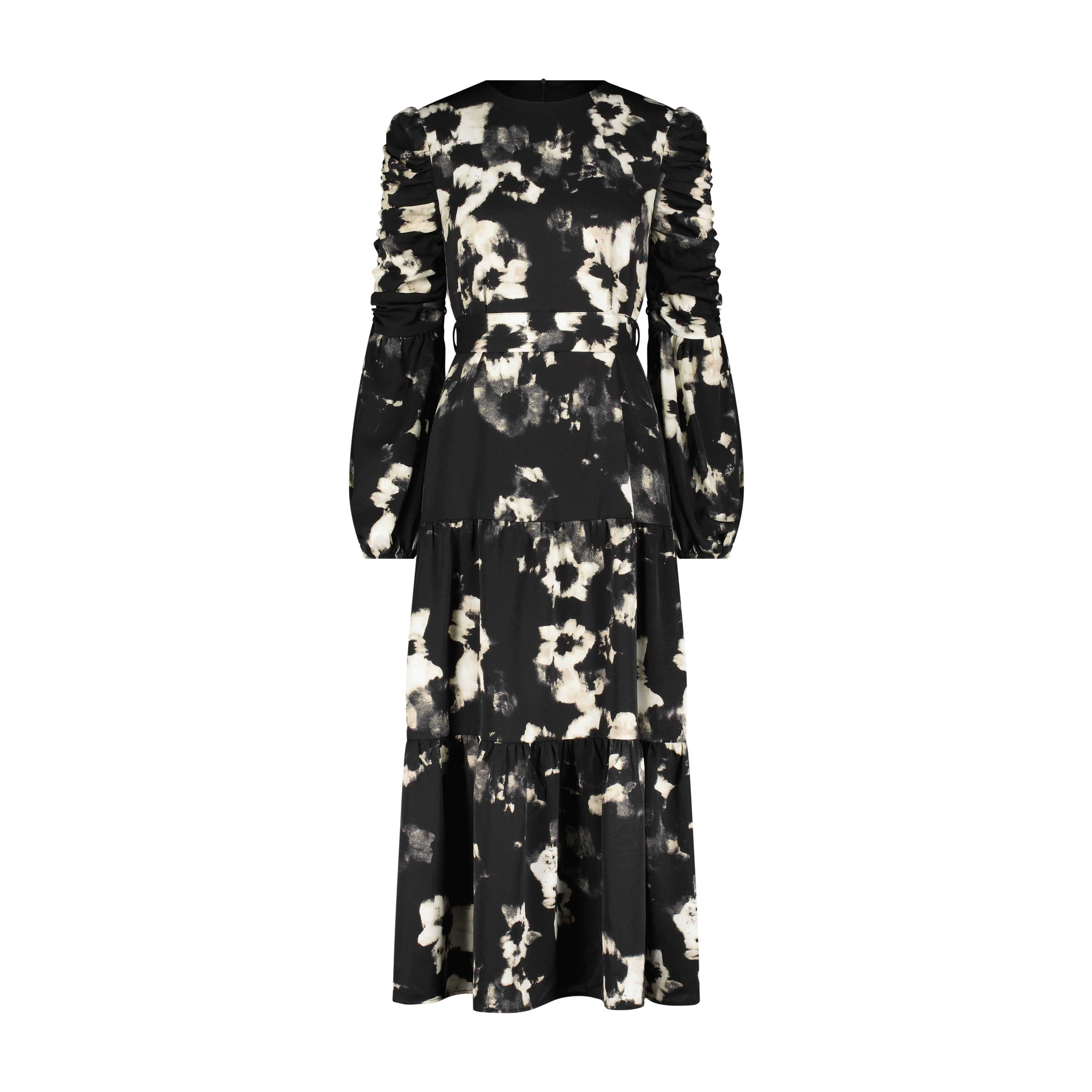 Zahava Midi- Abstract Black Floral - Image 4